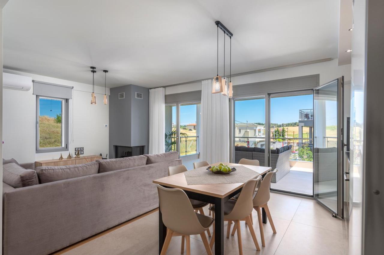 Néa Fókaia Sea Wind Luxury Apartments With Pool Kassandra Halkidikι מראה חיצוני תמונה
