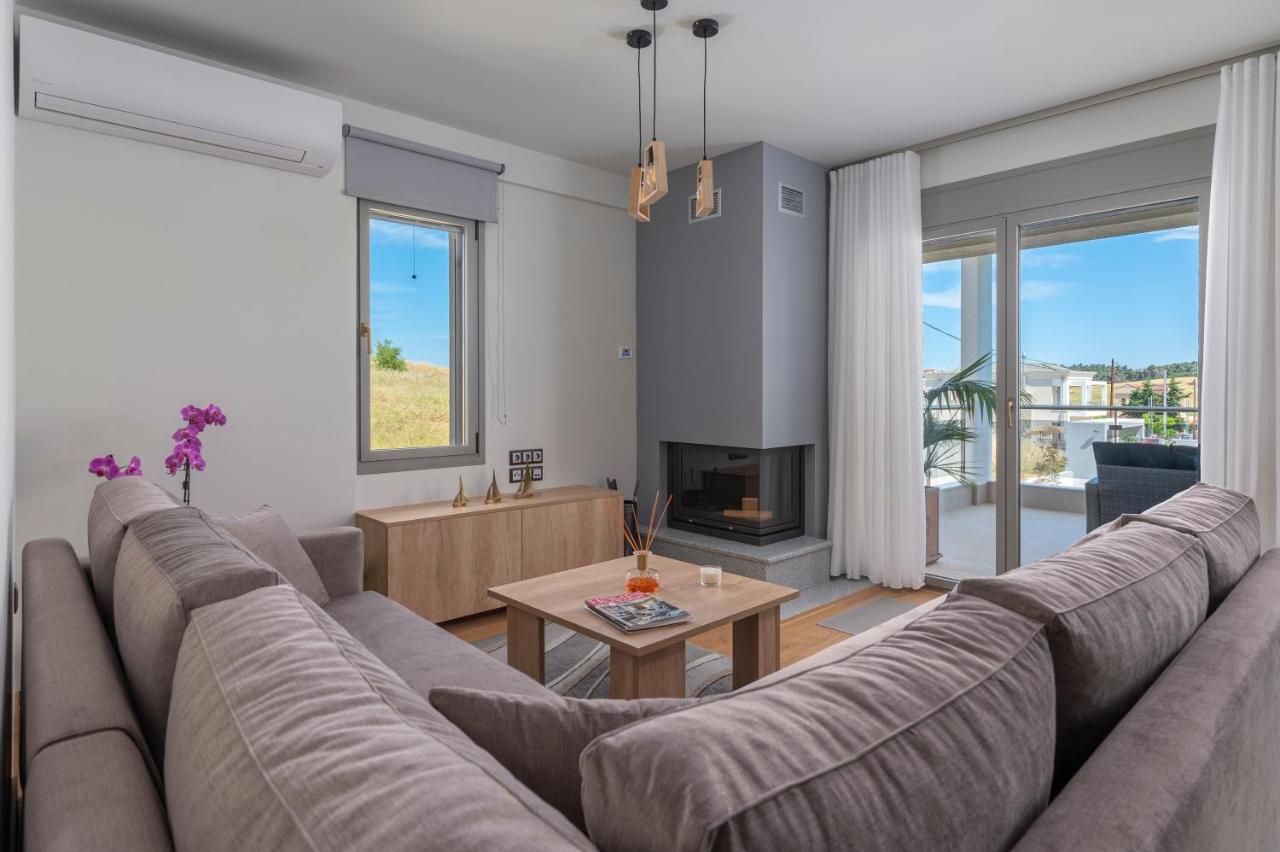 Néa Fókaia Sea Wind Luxury Apartments With Pool Kassandra Halkidikι מראה חיצוני תמונה