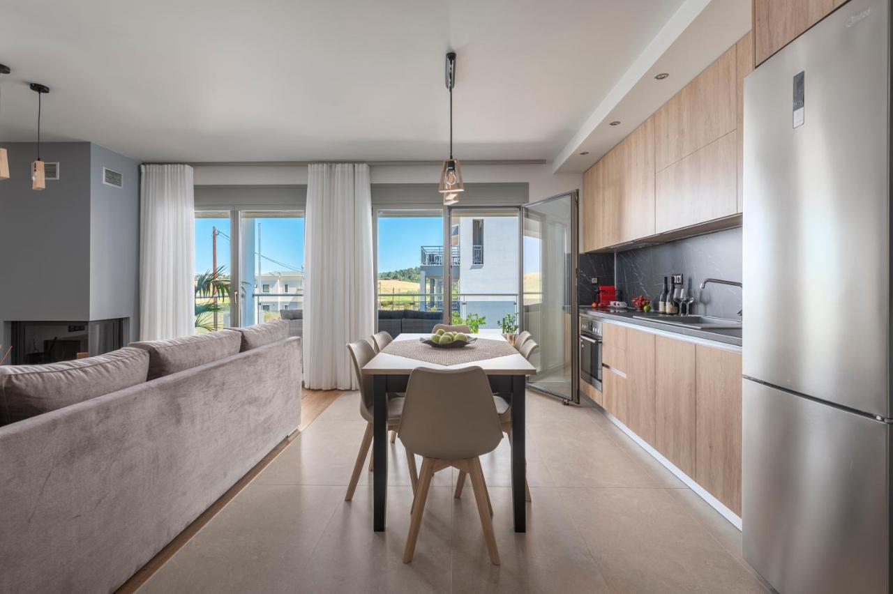 Néa Fókaia Sea Wind Luxury Apartments With Pool Kassandra Halkidikι מראה חיצוני תמונה